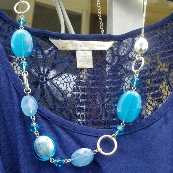 Lauren Conrad Eyeley Lace Dress, Size 2 - Picture 2 of 8